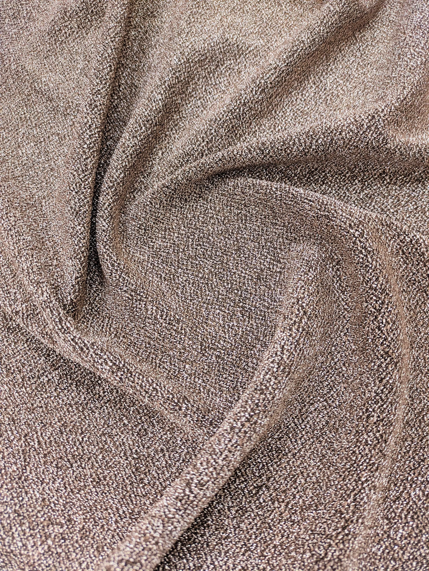 Rose Gold Lurex Glitter Fabric/Shimmer Fabric, Glitter Fabric, Gown, Backdrop ,Sparkle Fabric - VLTF1081