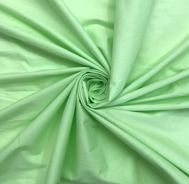 Pure Cotton fabric in Lime Color, Multiple lengths will come in the continuous piece - COTF04