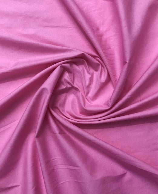 Pure Cotton fabric in Pink Color, Multiple lengths will come in the continuous piece - COTF06