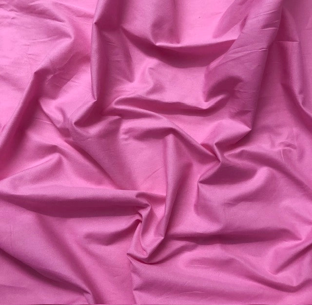 Pure Cotton fabric in Pink Color, Multiple lengths will come in the continuous piece - COTF06