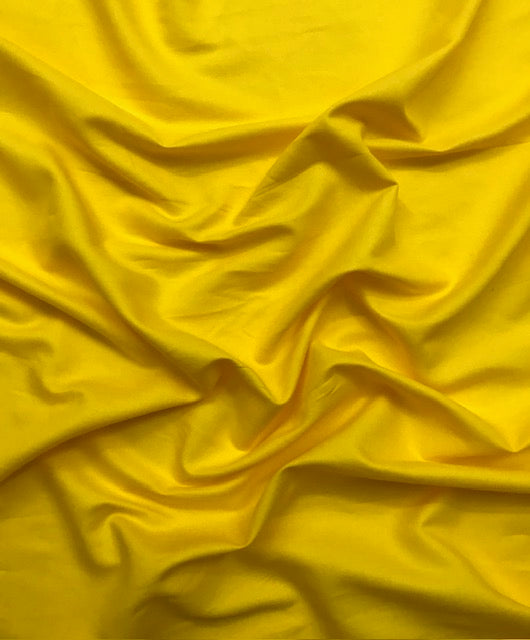 Pure Cotton fabric in yellow Color, Multiple lengths will come in the continuous piece - COTF08