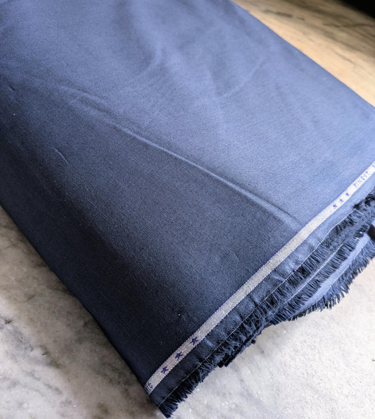 Slate gray cotton fabric, Quilting fabric, Home décor fabric, Indian fabric, Gingham fabric, Wedding dress, Vintage fabric, Bridesmaid dress, fashion fabric - COTF09