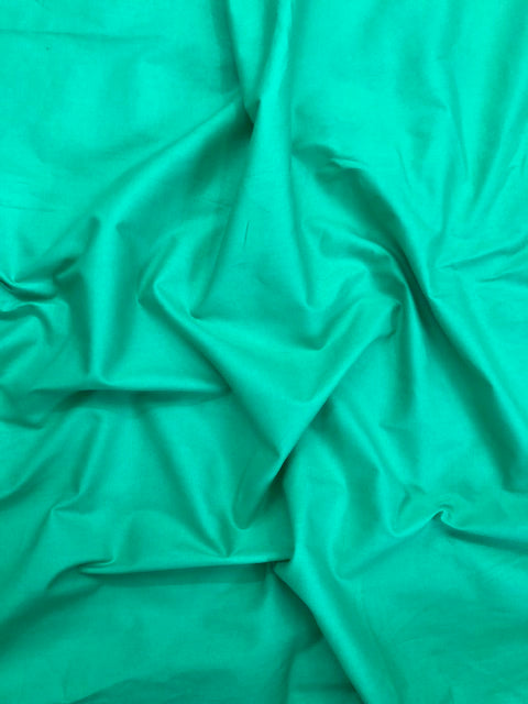 Pure Cotton fabric in Tiffany Color, Multiple lengths will come in the continuous piece - COTF10