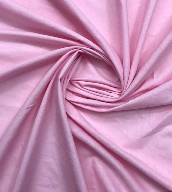 Pure Cotton fabric in Baby Pink Color, Multiple lengths will come in the continuous piece - COTF13