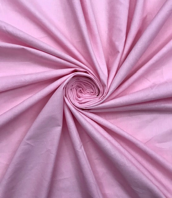 Pure Cotton fabric in Baby Pink Color, Multiple lengths will come in the continuous piece - COTF13