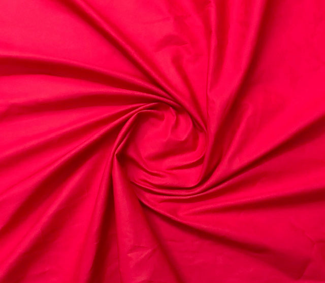 Pure Cotton fabric in Red Color, Multiple lengths will come in the continuous piece - COTF15