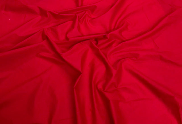 Pure Cotton fabric in Red Color, Multiple lengths will come in the continuous piece - COTF15