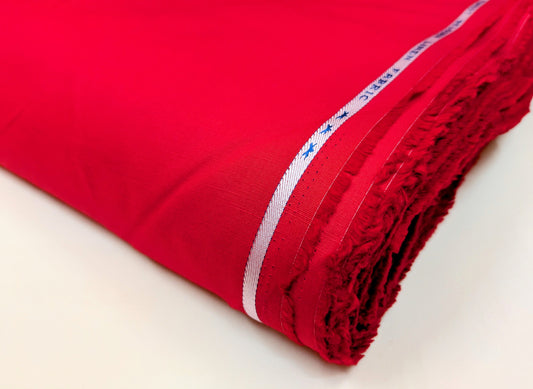 Red cotton fabric, Quilting fabric, Home decor fabric, Indian fabric, Cotton linen fabric, Wedding dress, Vintage fabric, Bridesmaid dress, fashion fabric - COTF15