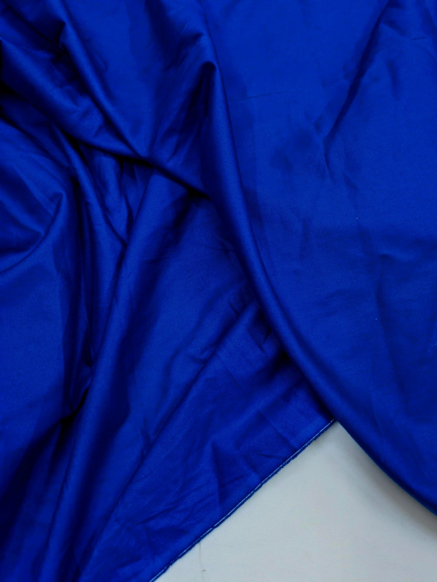 Royal blue cotton fabric, Quilting fabric, Home decor fabric, Indian fabric, Cotton linen fabric, Wedding dress, Vintage fabric, Bridesmaid dress, fashion fabric - COTF17