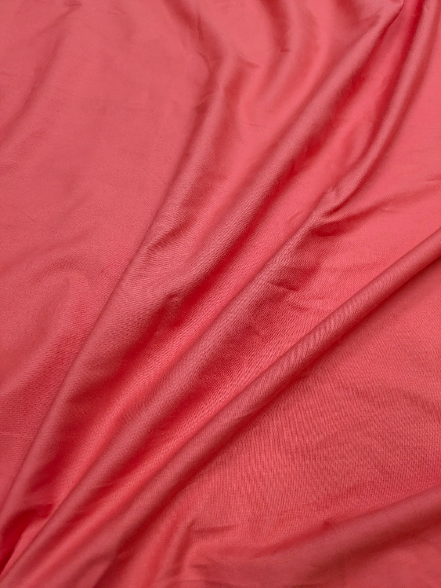 Coral cotton fabric, Quilting fabric, Home decor fabric, Indian fabric, Fashion fabric, Wedding dress, Vintage fabric, Bridesmaid dress - COTF18