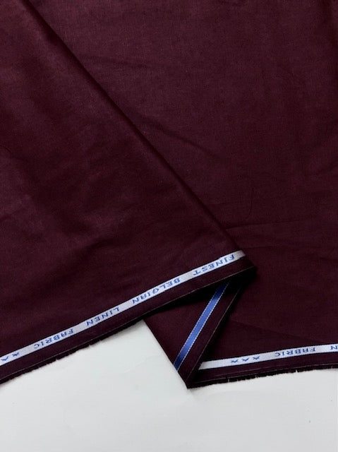 Pure Cotton fabric in Wine, Multiple lengths will come in the continuous piece - COTF27