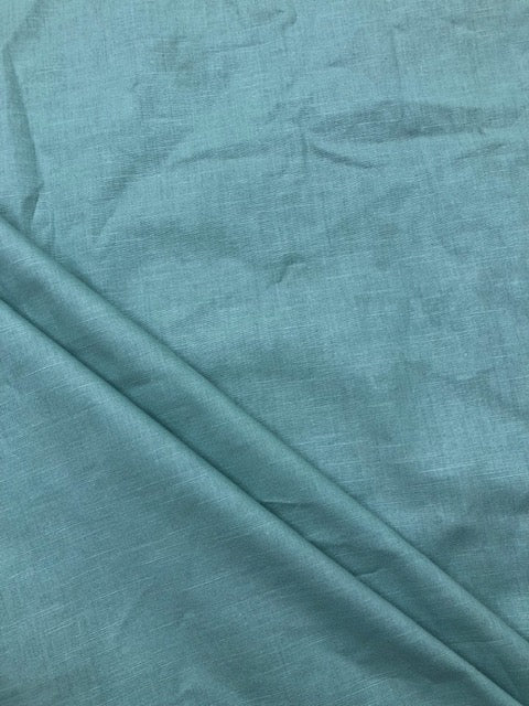 Pure Cotton fabric in Sea Green Color, Multiple lengths will come in the continuous piece - COTF28