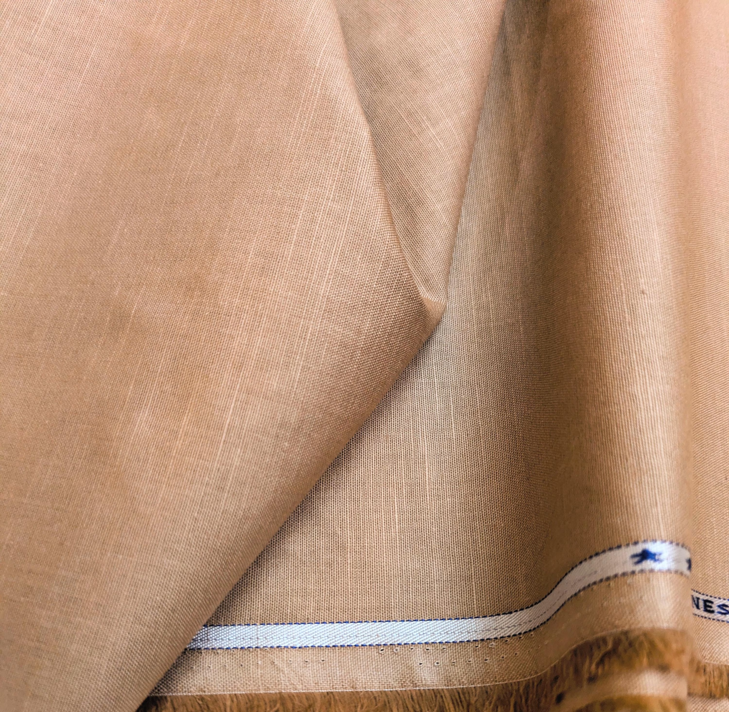 Taupe cotton fabric, Flannel fabric, Summer clothes, Quilting fabric, Home décor fabric, Indian fabric, Bridesmaid dress, Vintage fabric - COTF30
