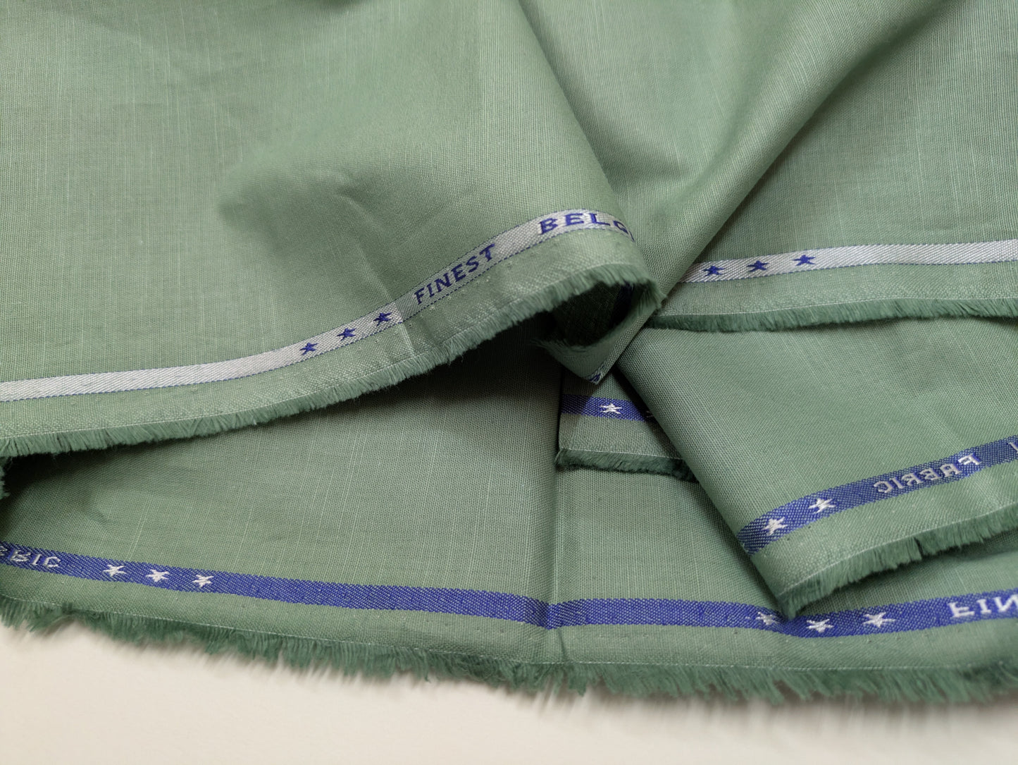 Sage green cotton fabric, Gingham fabric, Upholstery fabric, Wedding fabric, Diy fabric, Indian fabric, Luxury fabric, Quilting fabric - COTF32