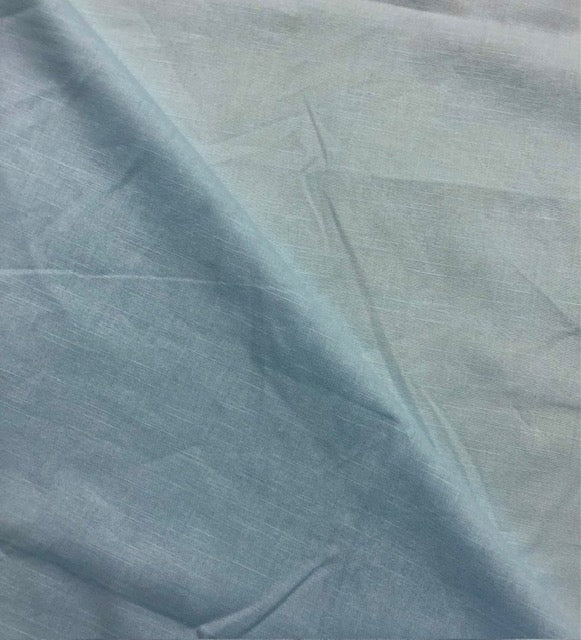 Pure Cotton fabric in Baby blue color, Multiple lengths will come in the continuous piece - COTF34