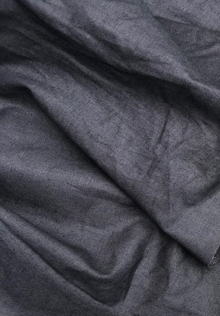 Pure Cotton fabric in Slate gray Color, Multiple lengths will come in the continuous piece - COTF37