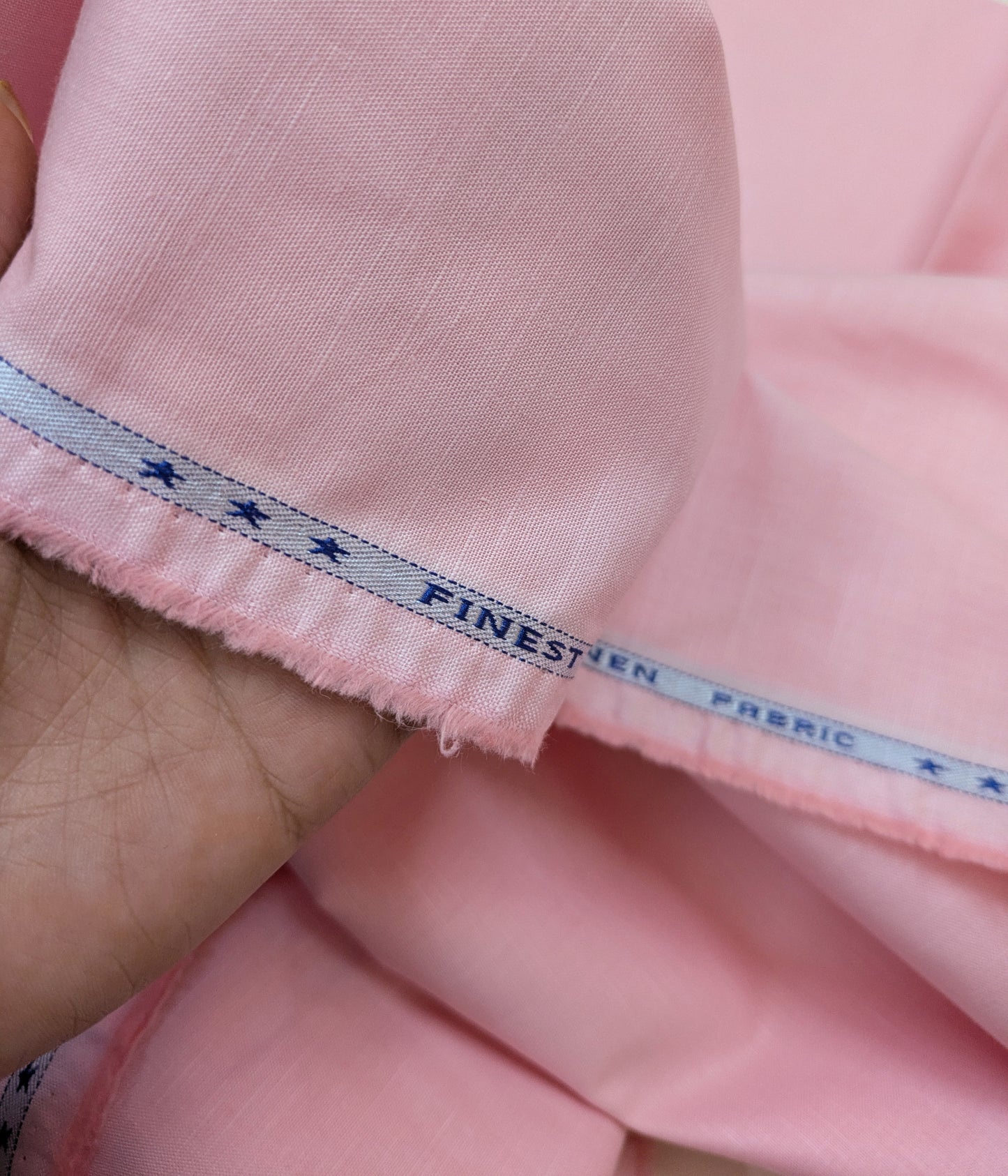 Baby pink cotton fabric, Quilting fabric, Home decor fabric, Indian fabric, Cotton linen fabric, Wedding dress, Vintage fabric, Bridesmaid dress, fashion fabric - COTF13