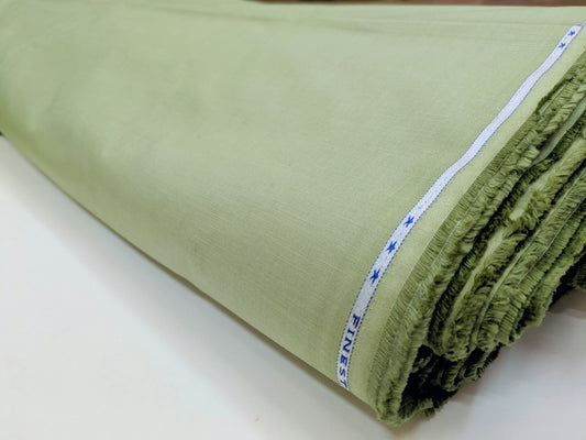 Mint green cotton fabric, Quilting fabric, Home decor fabric, Indian fabric, Solid plain fabric, Wedding dress, Vintage fabric, Bridesmaid dress, fashion fabric - COTF14