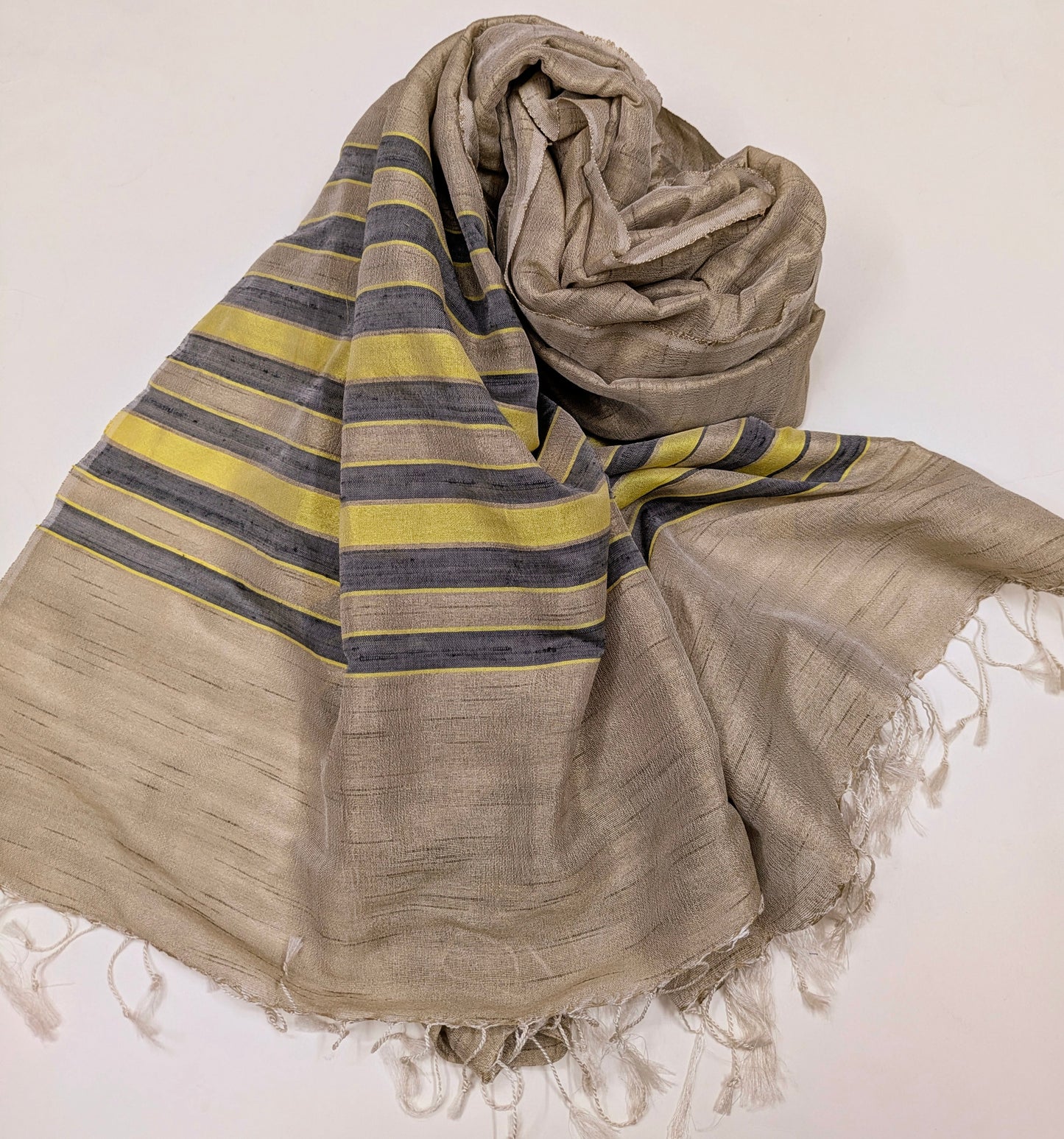 Handloom Scarf/ dupatta, Cotton silk Dupatta, block print Stole, Handmade Dupatta/Shawl, Indian Bhagalpuri fabric DP76