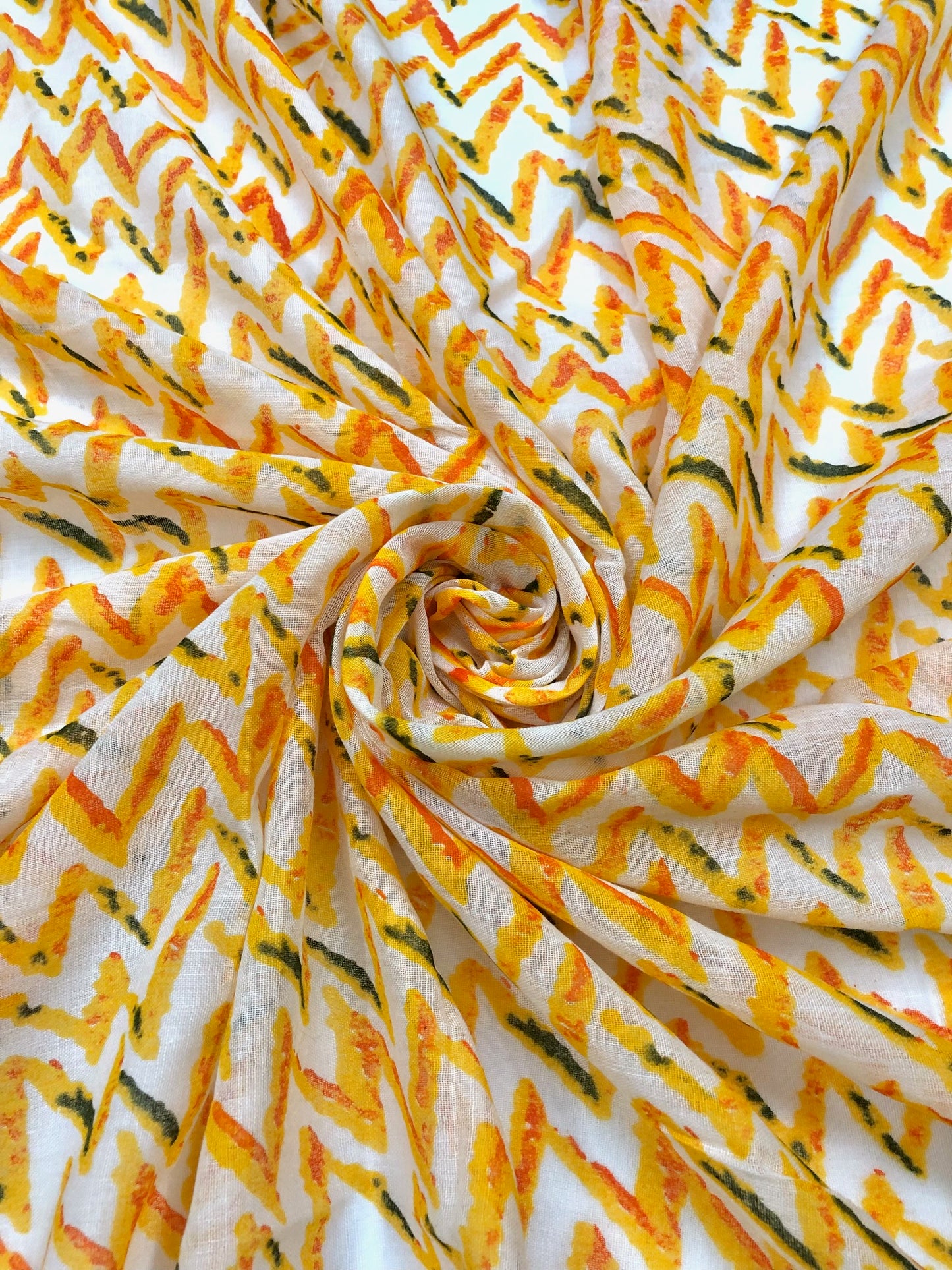Yellow Jaipuri Print Dupatta ,Indian Cotton Scarf, Drape, Shawl, Veil, Bridesmaids gift, Gift for her, Best gift ideas DP962