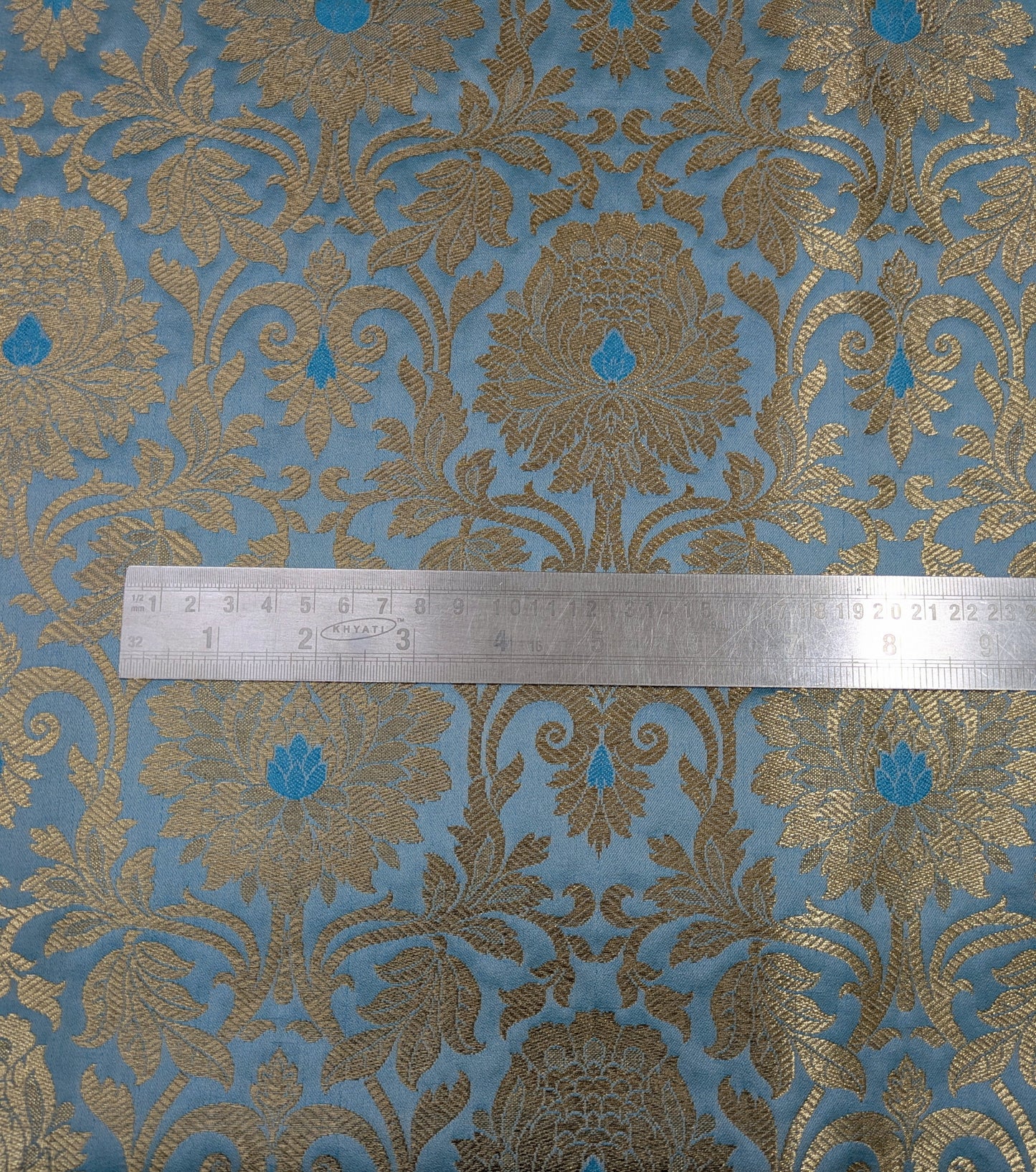 Brocade fabric Peach Gold Jacquard Damask Rayon Silk brocade Fabric Wedding Bridal High Grade Designer fabric by the yard Material NFAF06