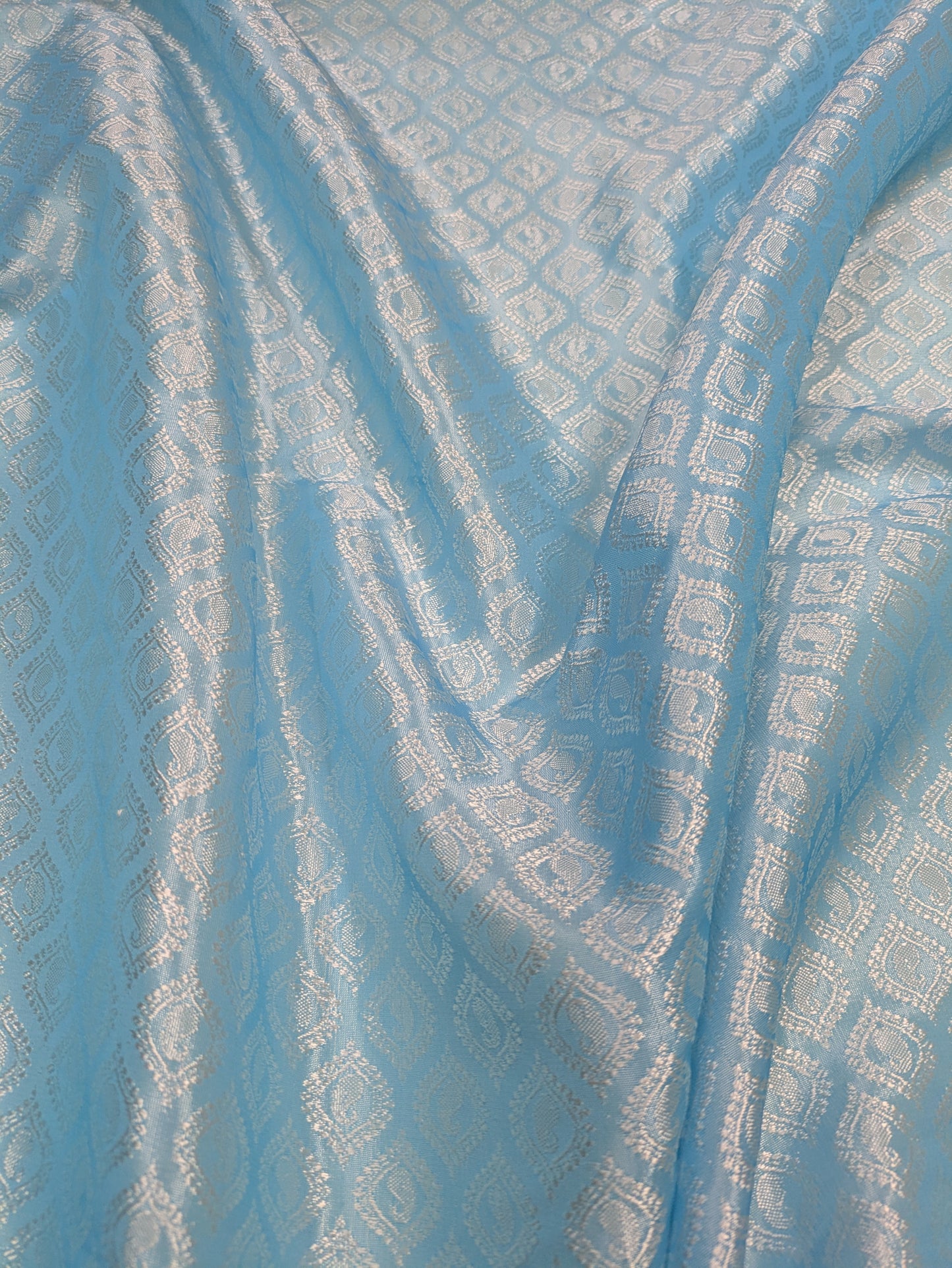 Damask Brocade Fabric Red Jacquard brocade Wedding dress fabric Embossed Brocade fabric Bridal Dress Brocade Fabric by the yard - NFAF26