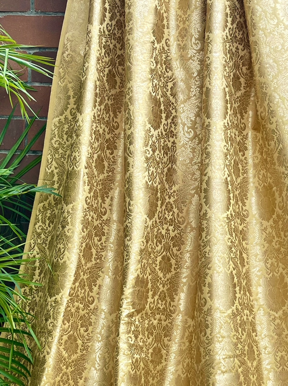 Brocade fabric Jacquard damask fabric Interior Design fabric Wedding bridal fabric High-grade Luxury Brocade Fabric by the yatrd- NFAF881