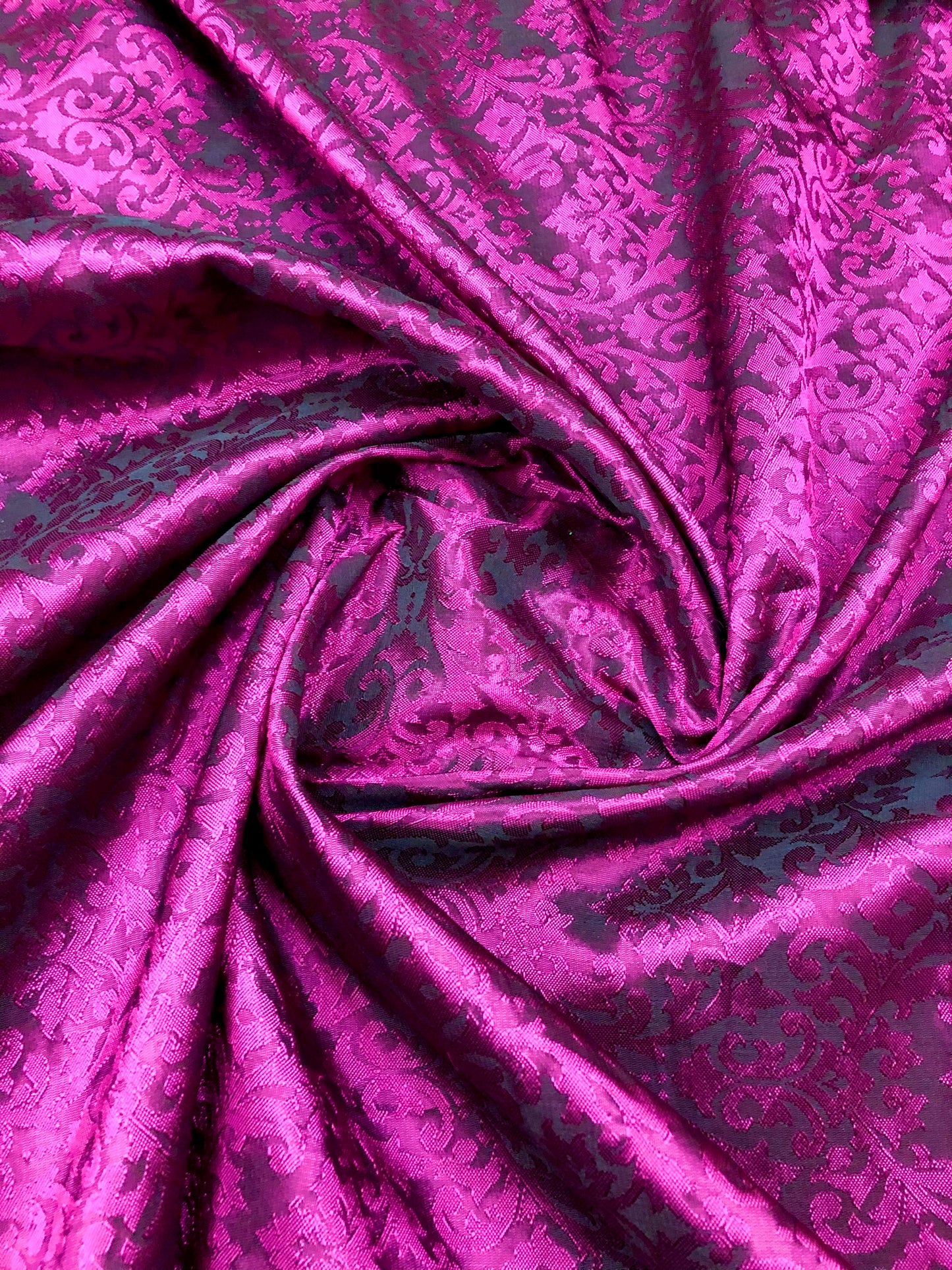 Damask Brocade Fabric Purple Jacquard brocade Wedding dress fabric Embossed Brocade fabric Bridal Dress Brocade Fabric by the yard - NFAF968