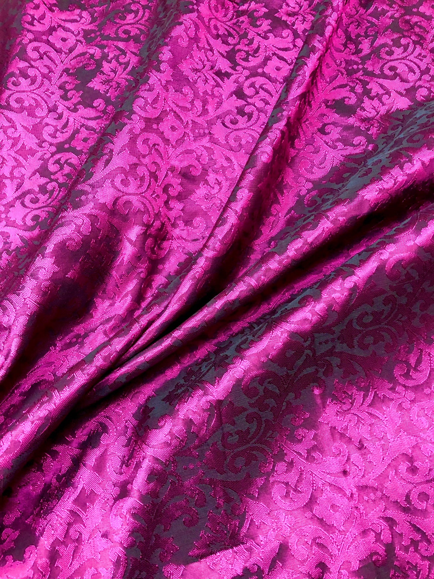 Damask Brocade Fabric Purple Jacquard brocade Wedding dress fabric Embossed Brocade fabric Bridal Dress Brocade Fabric by the yard - NFAF968
