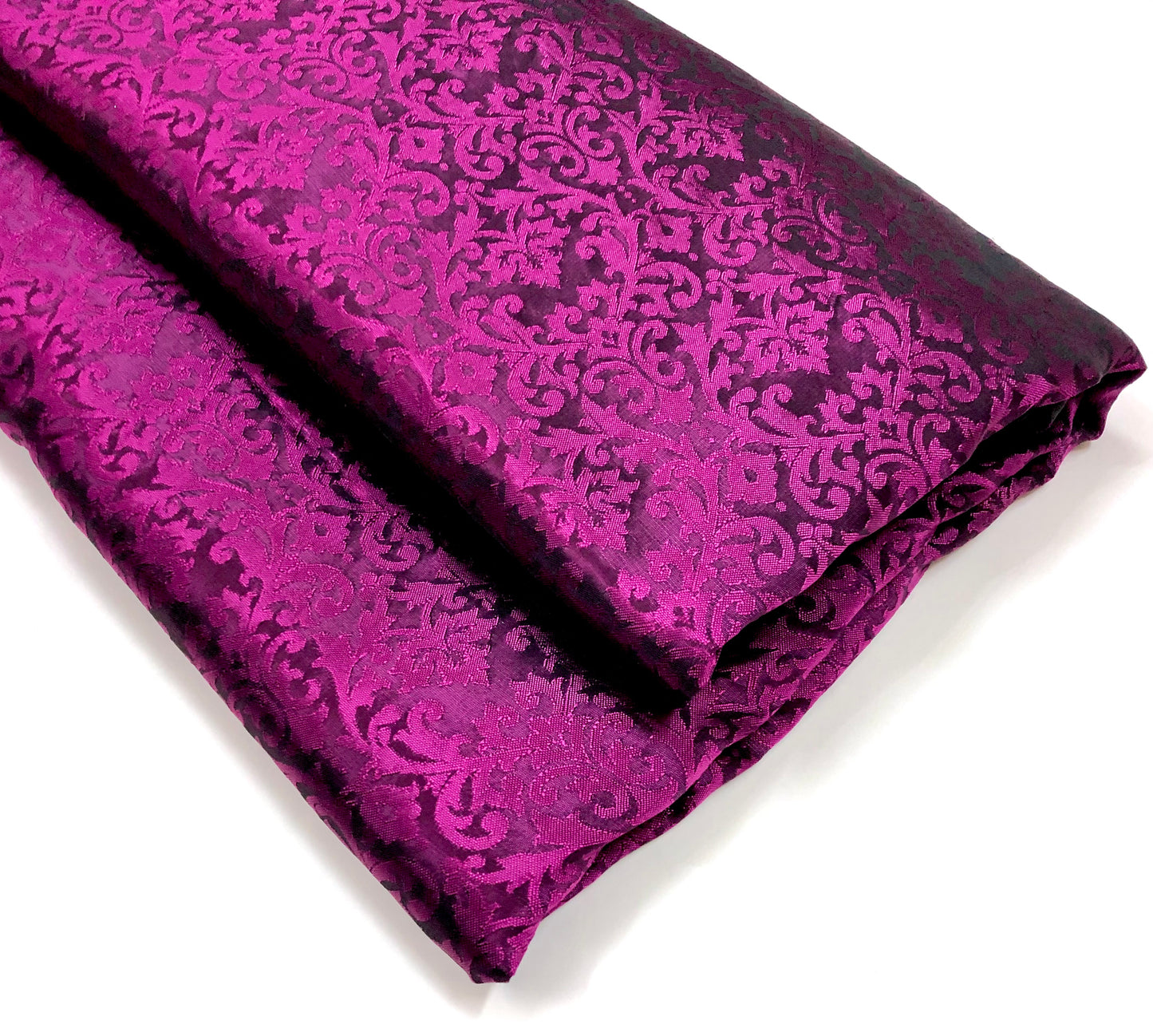 Damask Brocade Fabric Purple Jacquard brocade Wedding dress fabric Embossed Brocade fabric Bridal Dress Brocade Fabric by the yard - NFAF968