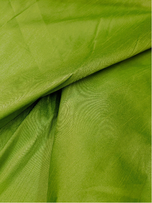 Green Poly Raw Silk Faux Dupion 100% Polyester Upholstery Fabric Bridal Craft Dress Quilting Material TSF55