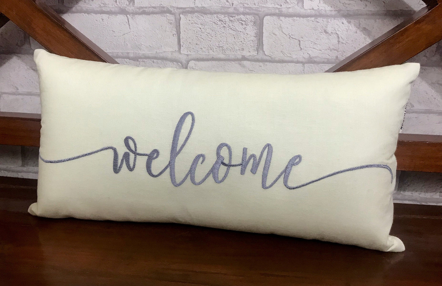 Welcome Guest Pillow, Embroidered Gifts, Guest Room Décor, Christmas Décor, Wedding Décor, Housewarming Gifts, Home Décor.