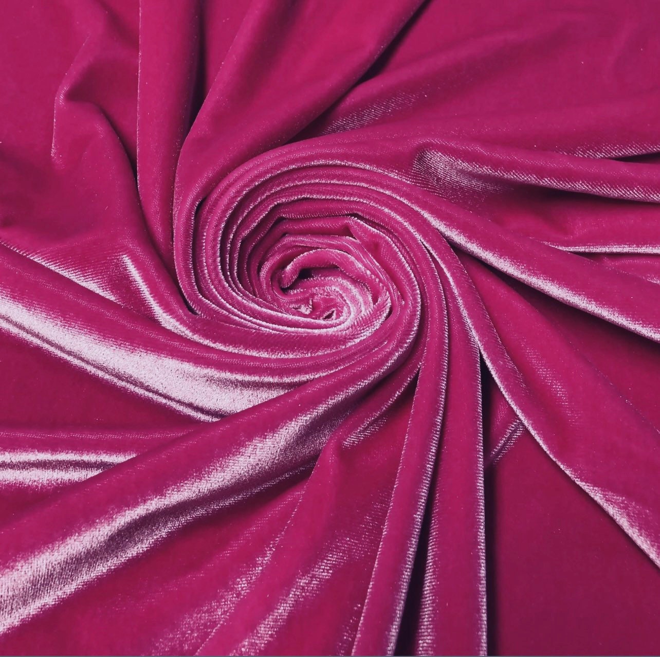 Velvet Stretch  Fabric in Pink color, Multiple lengths will come in the continuous piece VLTF07