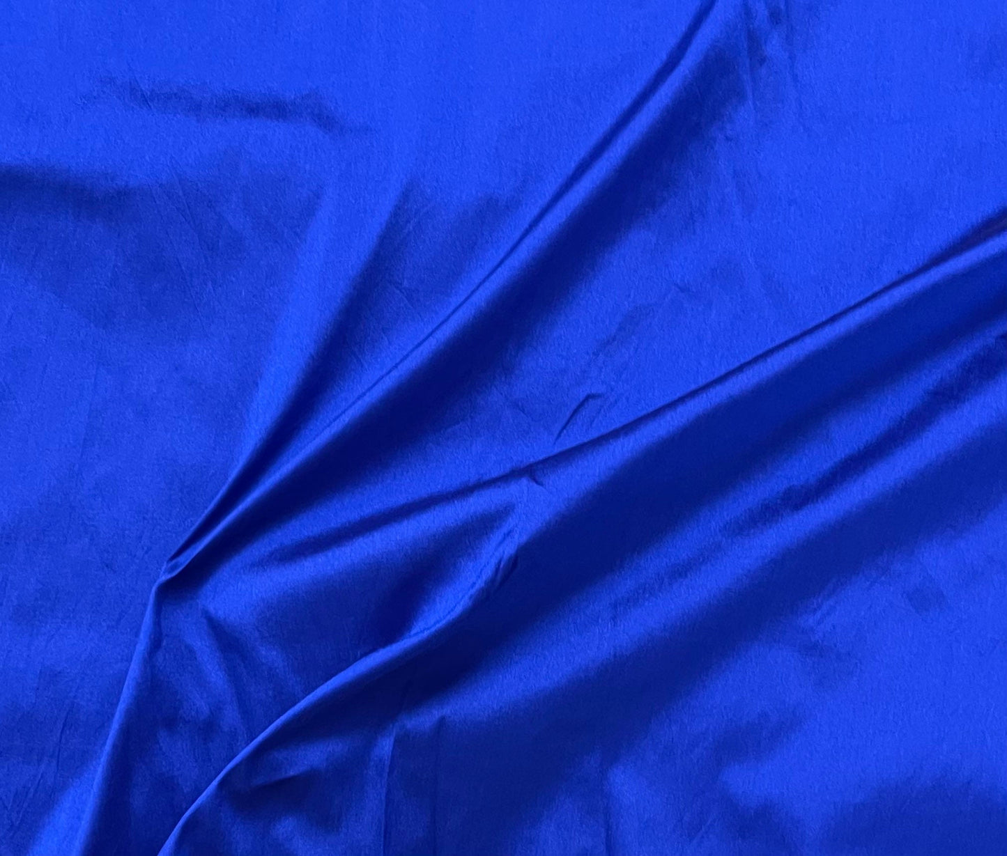 Blue Taffeta Fabric, Dress, Costume Apparel Fabric,  Indian Poly Silk Fabric, Fabric By Yard/ Meter, Prom dress Fabric TSF27