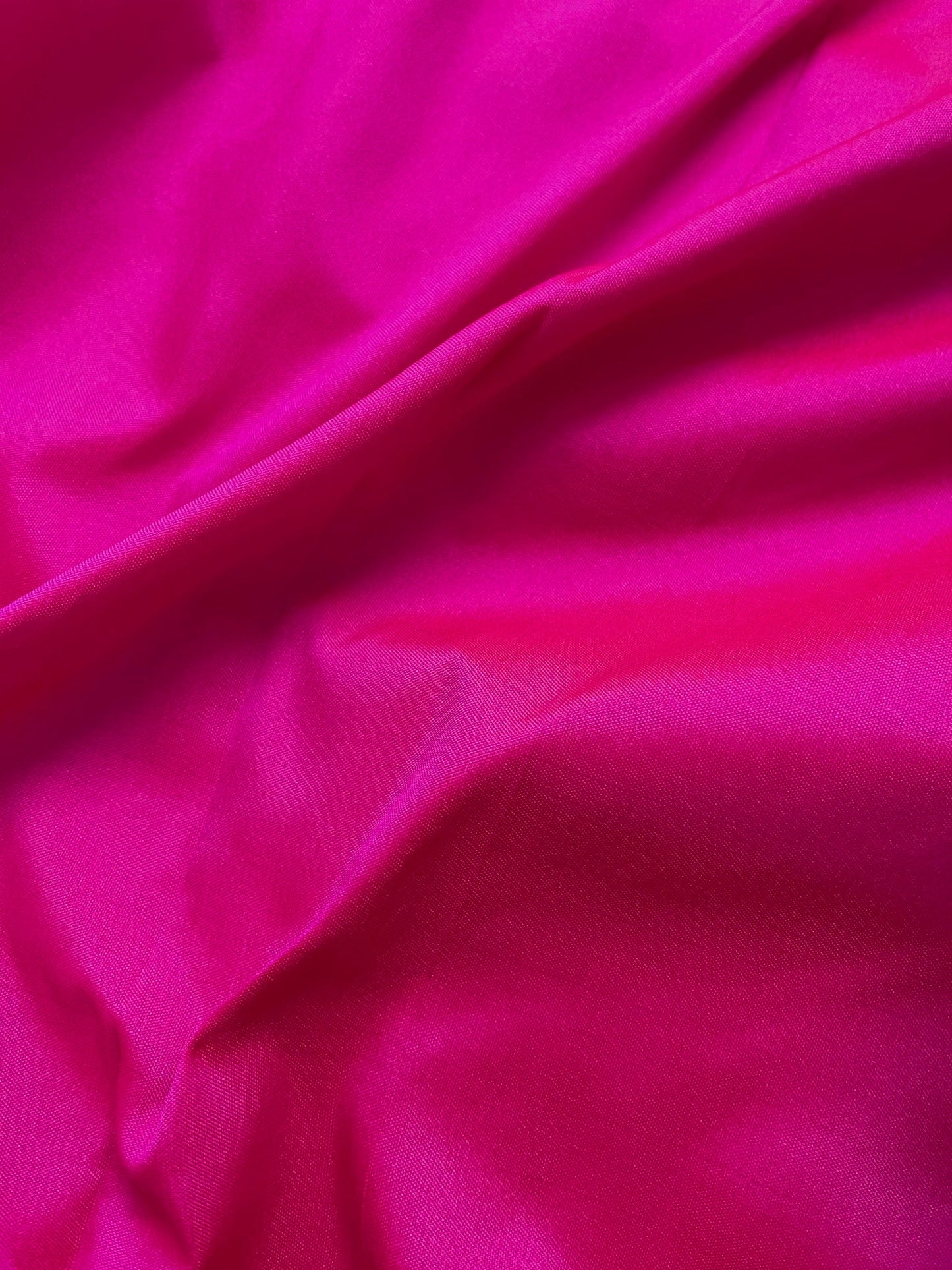 Pink Taffeta Fabric, Dress, Costume Apparel Fabric, Indian Poly Silk Fabric, Multiple yardage will come in a continuous length - TSF28