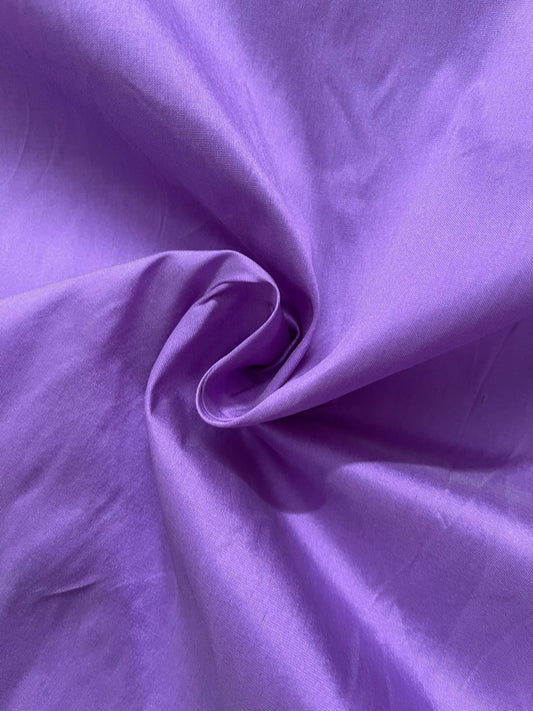 Lavender Taffeta Fabric, Dress, Costume Apparel Fabric, Poly Silk Fabric, Multiple yardage will come in a continuous length - TSF33