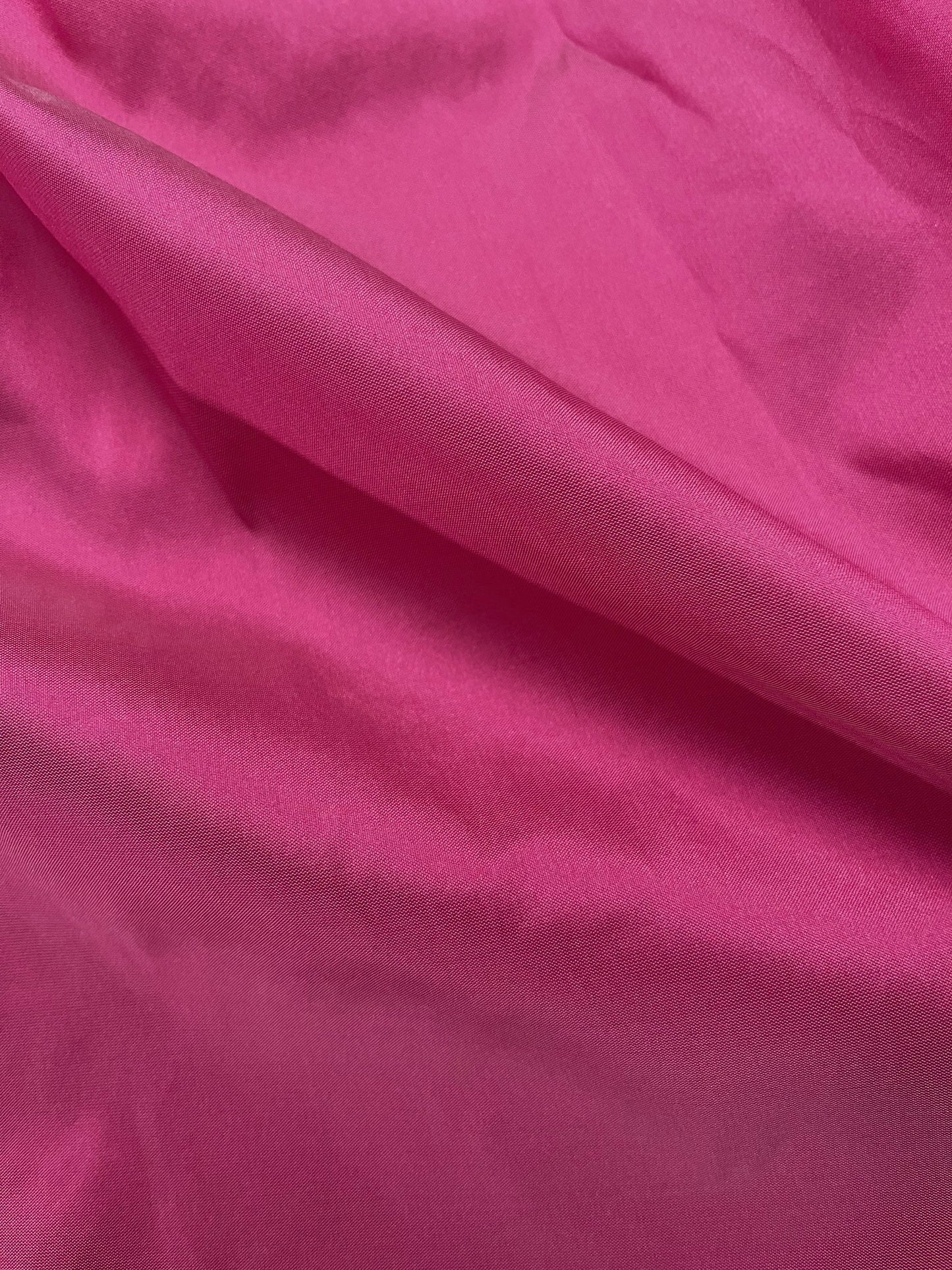 Pink Taffeta Fabric, Dress, Costume Apparel Fabric,  Indian Poly Silk Fabric, Multiple yardage will come in a continuous length - TSF19